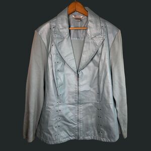 Vintage Y2K NyGard Leather Moto Jacket